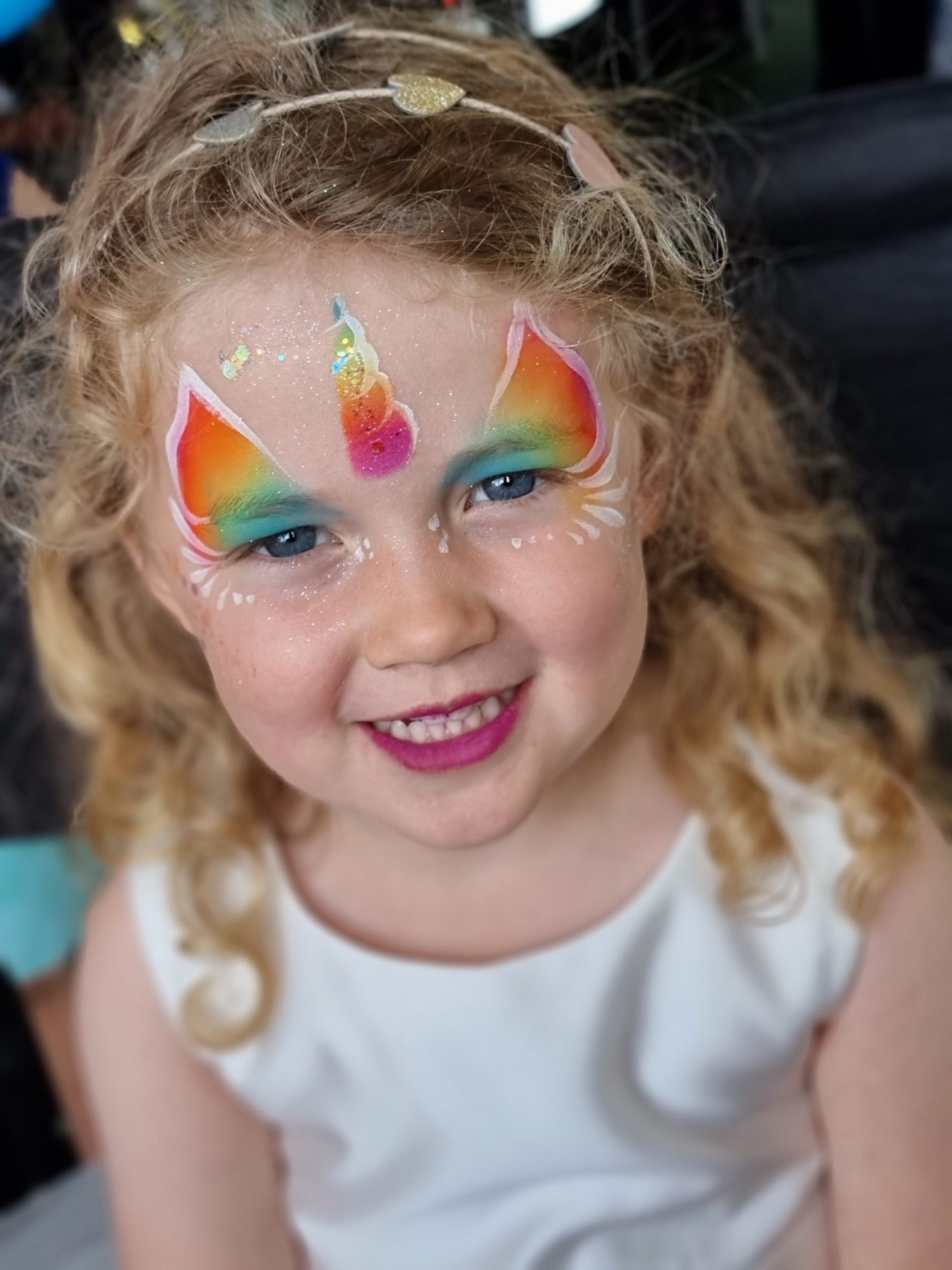 Unicorn face paint
