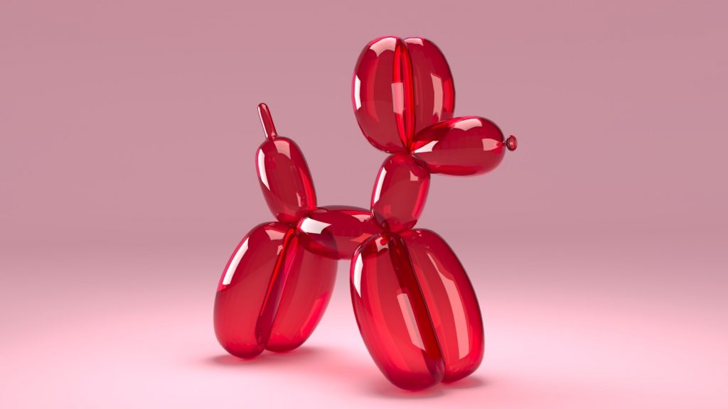 Balloon dog red